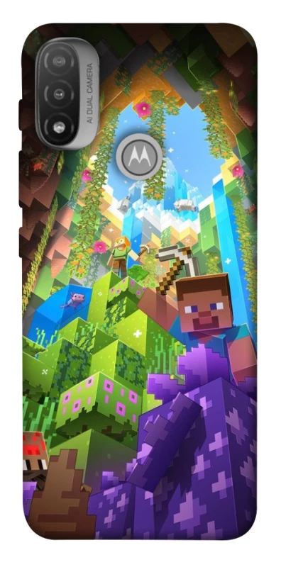 Чохол на Motorola Moto E20 Minecraft forever фото 1 з 1