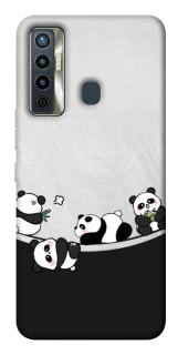 Чохол на TECNO Camon 17 Four pandas фото 1 з 1