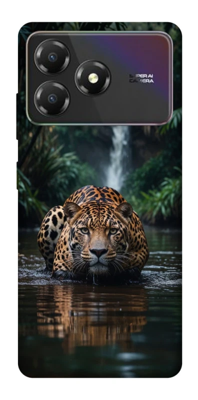 Чохол на ZTE Blade A36 Leopard in water фото 1 з 1