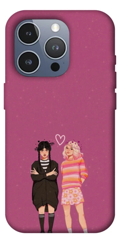 Чохол на Apple iPhone 16 Pro Max Raven & Rainbow Wednesday фото 1 з 1