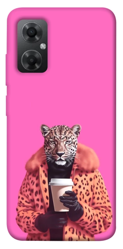 Чохол на Xiaomi Redmi Note 11R Леопард з кавою фото 1 з 1