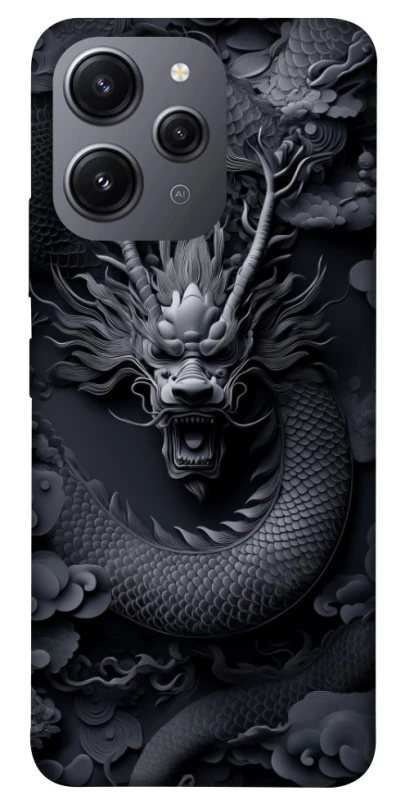 Чохол на Xiaomi Redmi 12 black dragon фото 1 з 1