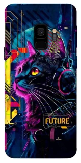 Чехол на Samsung Galaxy S9 Cyber Cat v2 фото 1 из 1