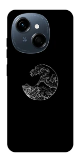 Чохол на TECNO Spark Go 1 Black tsunami фото 1 Чохол на TECNO Spark Go 1 Black tsunami фото 1 з 1