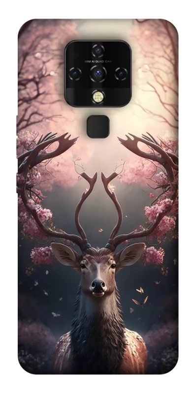 Чехол на TECNO Camon 16 SE Скандинавский олень v3 фото 1 из 1