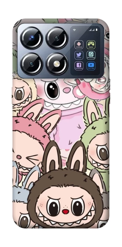 Чохол на Xiaomi POCO X8 Pro All Labubu 3 фото 1 з 1
