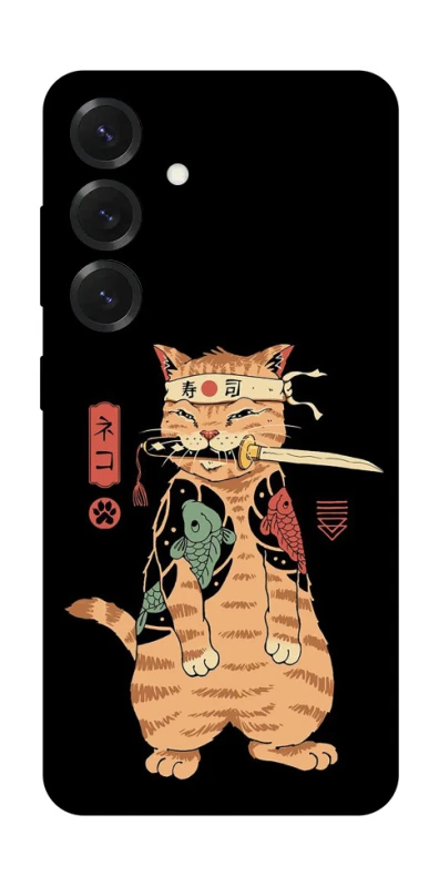 Чохол на Samsung Galaxy S26+ Кіт-самурай фото 1 з 1