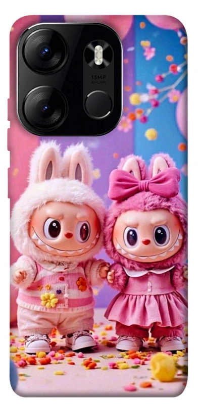 Чохол на Tecno Spark Go 2023 Labubu twins ver.2 фото 1 з 1