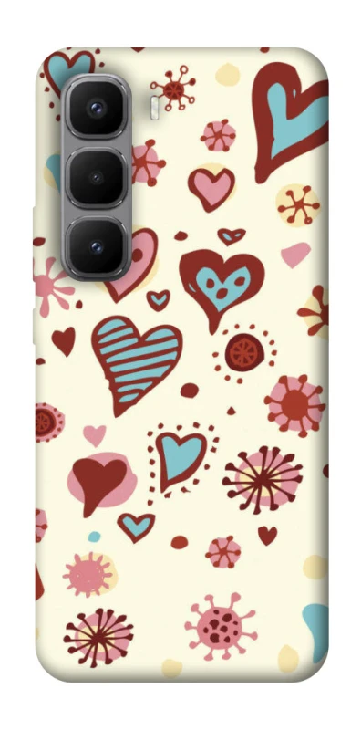 Чохол на Infinix Hot 60 Pro+ Pretty hearts фото 1 з 1