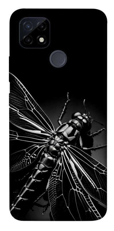 Чехол на Realme C12 Black dragonfly фото 1 из 1