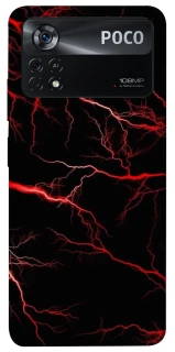 Чехол на Xiaomi Poco X4 Pro 5G Красная молния фото 1 из 1