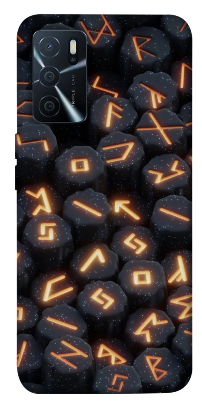 Чохол на Oppo A16s / A16 Вогняні руни фото 1 з 1