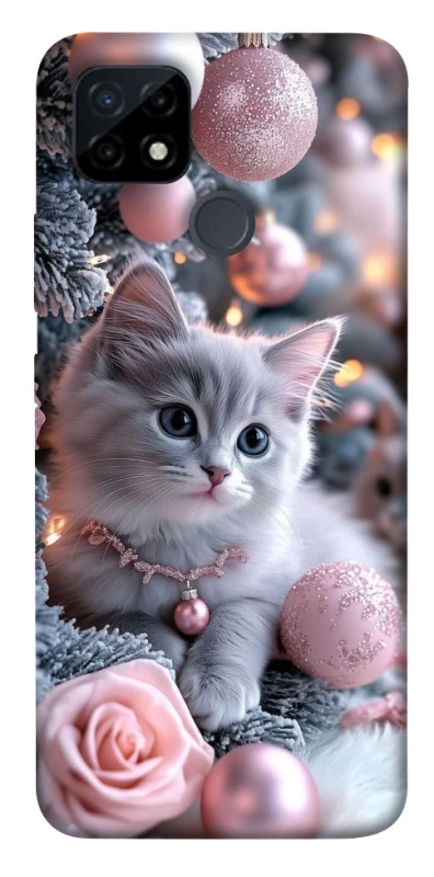 Чехол на Realme C12 Christmas Kitty фото 1 из 1