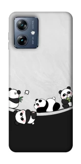 Чохол на Motorola Moto G54 Power Four pandas фото 1 з 1