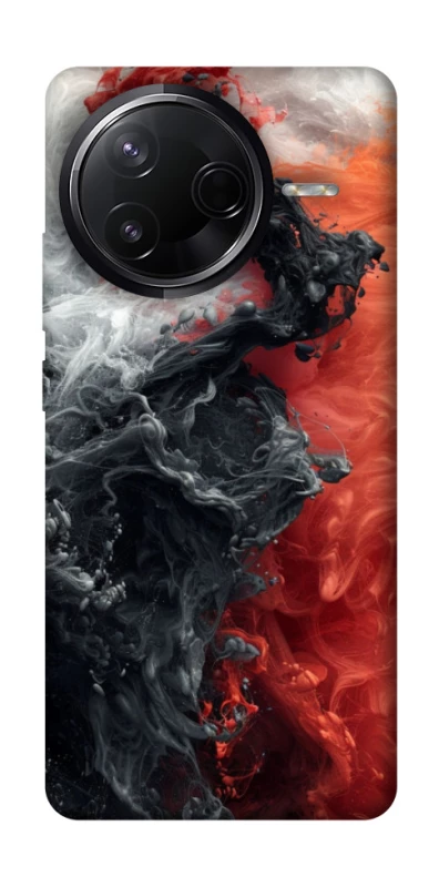 Чохол на Infinix Note 50 Pro Black and Red фото 1 з 1