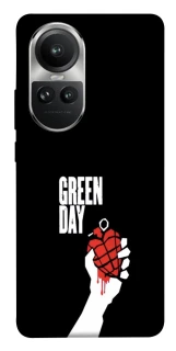 Чехол на Oppo Reno 10 Green Day logo фото 1 Чехол на Oppo Reno 10 Green Day logo фото 1 из 1
