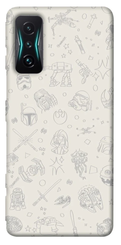 Чохол на Xiaomi Redmi K50 Gaming Star Wars background ver.1 фото 1 з 1