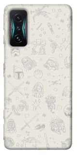 Чохол на Xiaomi Redmi K50 Gaming Star Wars background ver.1 фото 1 з 1