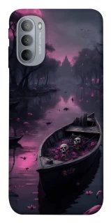 Чохол на Motorola Moto G31 Boat and flamingo фото 1 з 1