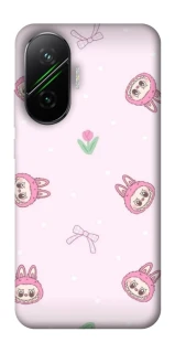 Чехол на Xiaomi Poco F7 Labubu Flower фото 1 из 1