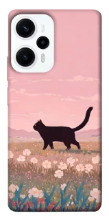 Чехол на Xiaomi Poco F5 / Note 12 Turbo cat on a field фото 1 из 1