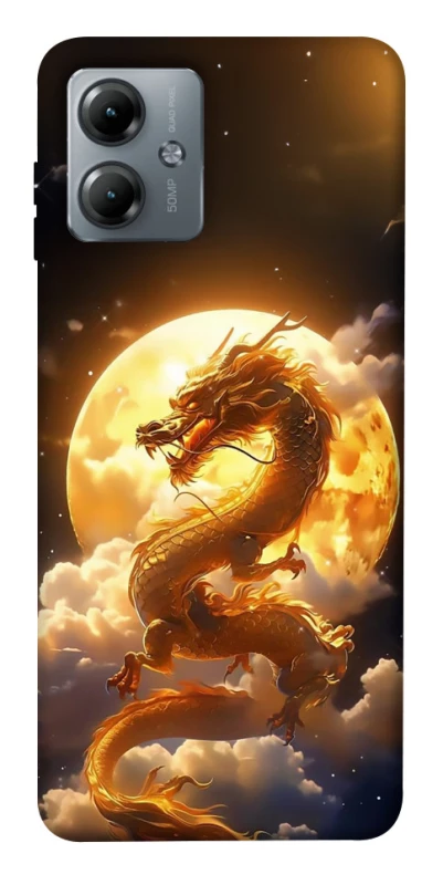 Чохол на Motorola Moto G14 Golden Dragon фото 1 з 1