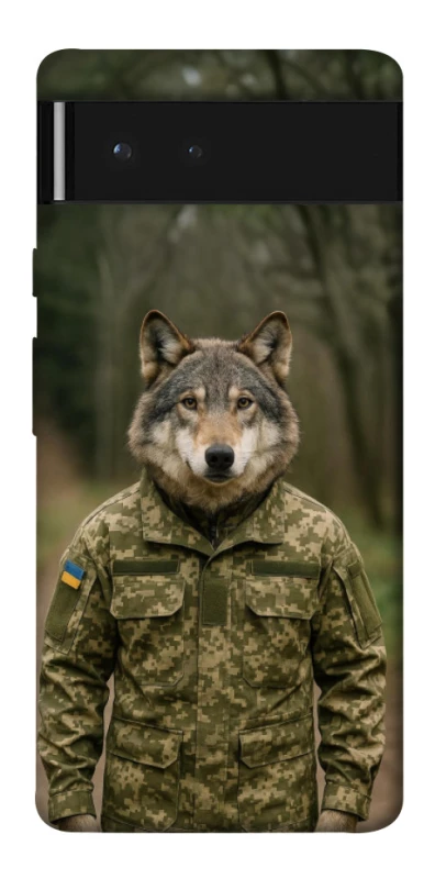 Чехол на Google Pixel 6 Волк защитник фото 1 из 1