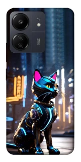 Чехол на Xiaomi Poco C65 Cyber cat фото 1 из 1