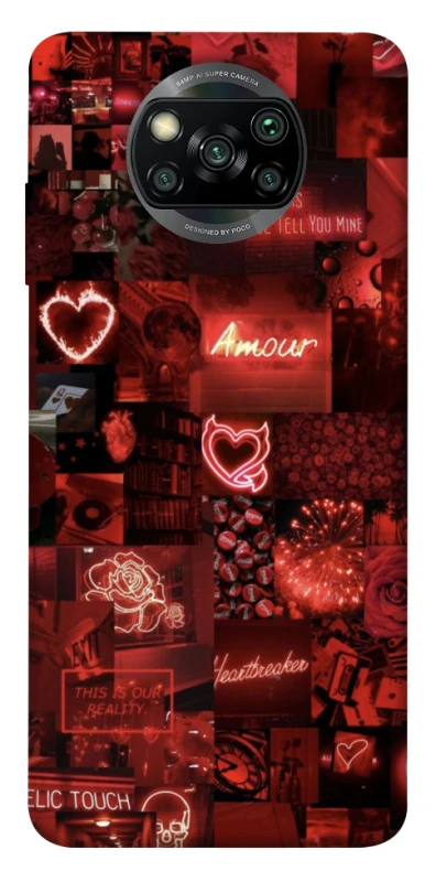 Чохол на Xiaomi Poco X3 NFC / Poco X3 Pro Love collage ver.6 фото 1 з 1