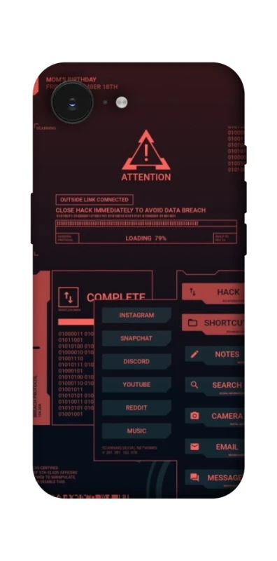 Чехол на Apple iPhone 17e (6.1") Attention фото 1 из 1