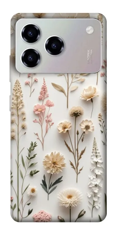 Чехол на ZTE Blade A76 Floral design ver.1 фото 1 из 1