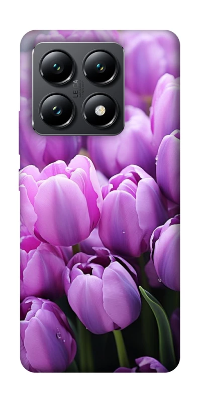 Чехол на Xiaomi 14T Фиолетовые тюльпаны фото 1 из 1