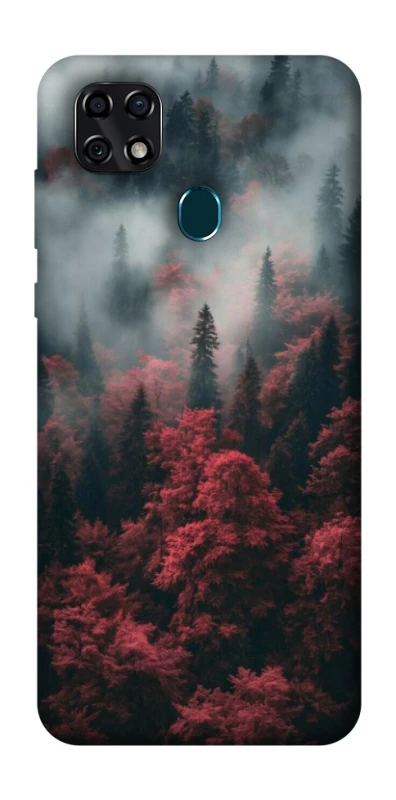 Чехол на ZTE Blade 20 Smart Red Wood фото 1 из 1