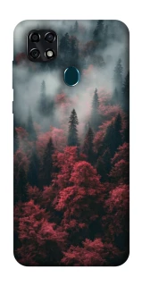 Чехол на ZTE Blade 20 Smart Red Wood фото 1 из 1