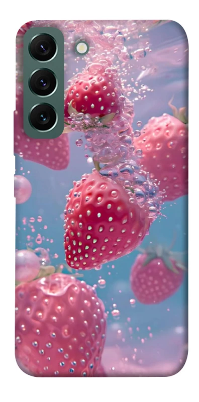 Чохол на Samsung Galaxy S22 Полуниця в воді фото 1 з 1