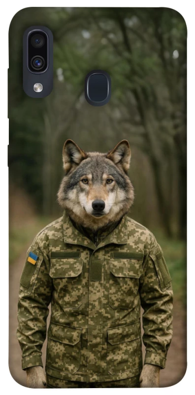 Чохол на Samsung Galaxy A20 / A30 Вовк захисник фото 1 з 1