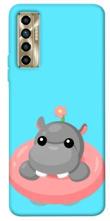 Чехол на TECNO Camon 17P Adopt Me Hippo Floatie фото 1 из 1