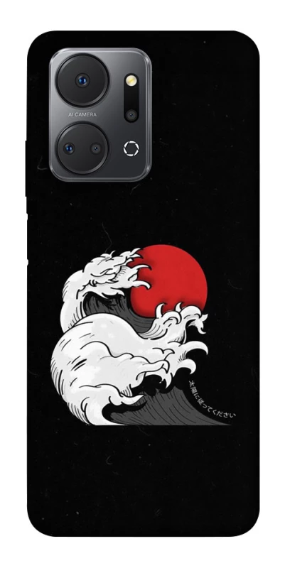 Чехол на Huawei Honor X7a Волны Японии v2 фото 1 из 1