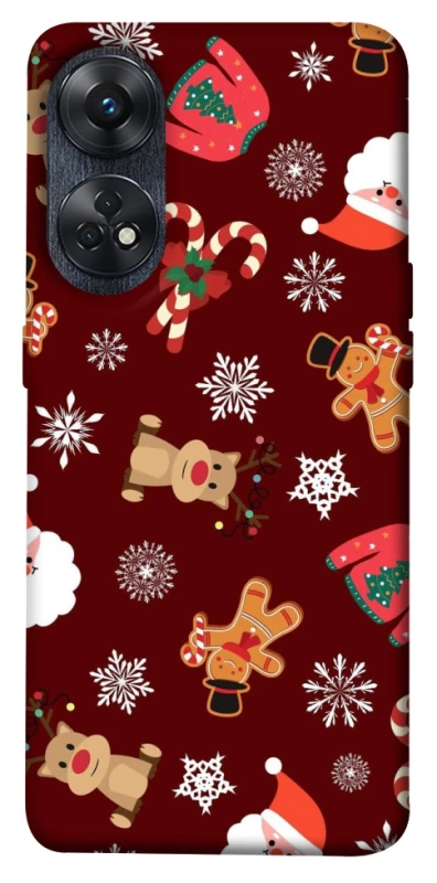 Чохол на Oppo Reno 8T 4G Новорічний v6 фото 1 з 1