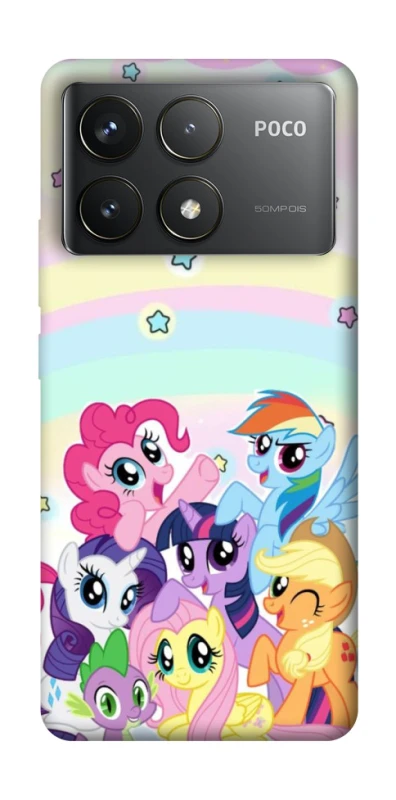 Чохол на Xiaomi Poco F6 Pro My Little Pony ver.2 фото 1 з 1