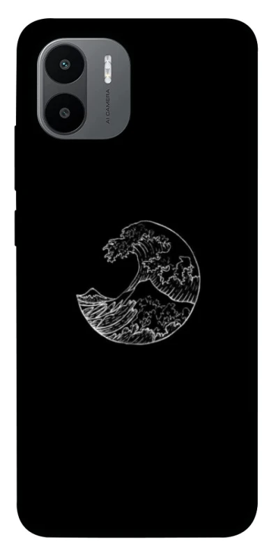 Чохол на Xiaomi Redmi A1+ / Poco C50 / A2+ Black tsunami фото 1 з 1