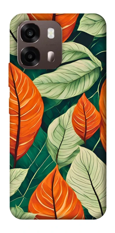 Чехол на Oppo A6 Leaves фото 1 из 2