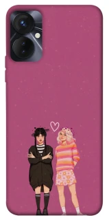 Чохол на TECNO Spark 9 Pro Raven & Rainbow Wednesday фото 1 з 1