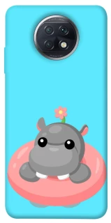 Чехол на Xiaomi Redmi Note 9 5G / Note 9T Adopt Me Hippo Floatie фото 1 из 1
