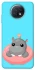 Чехол на Xiaomi Redmi Note 9 5G / Note 9T Adopt Me Hippo Floatie фото 1 из 1