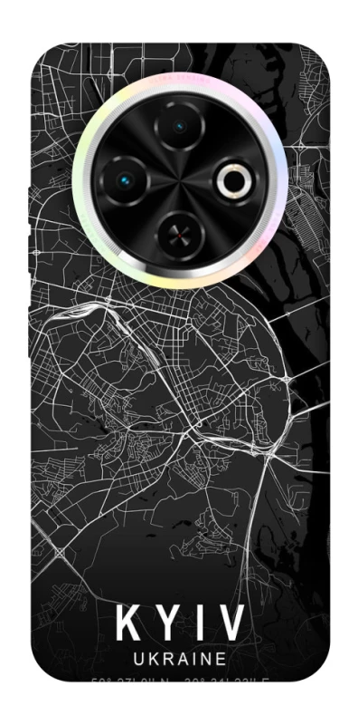 Чохол на TECNO Spark 30C Kyiv map фото 1 з 1