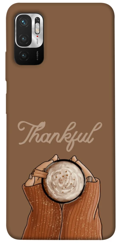Чохол на Xiaomi Redmi Note 10 5G Thankful coffee фото 1 з 1