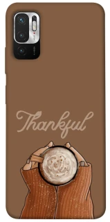 Чохол на Xiaomi Redmi Note 10 5G Thankful coffee фото 1 з 1