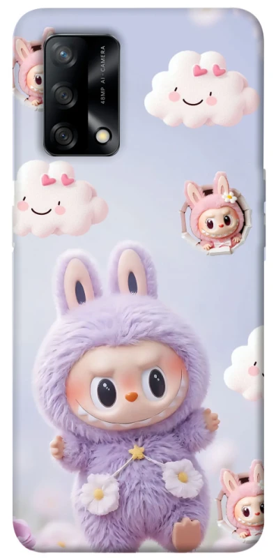 Чохол на Oppo A74 4G Labubu & clouds фото 1 з 1
