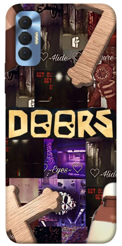 Чехол на TECNO Spark 8P Roblox doors dark mode фото 1 из 1